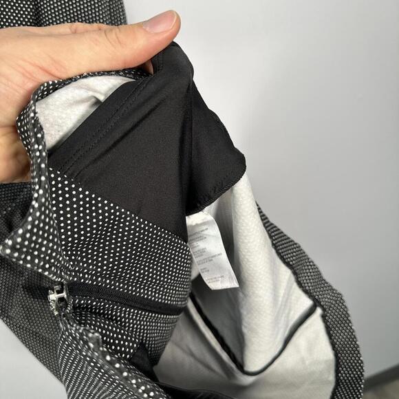 Tribal Polka Dot Zip Up Ruched Golf Dress 6 - Picture 5 of 6